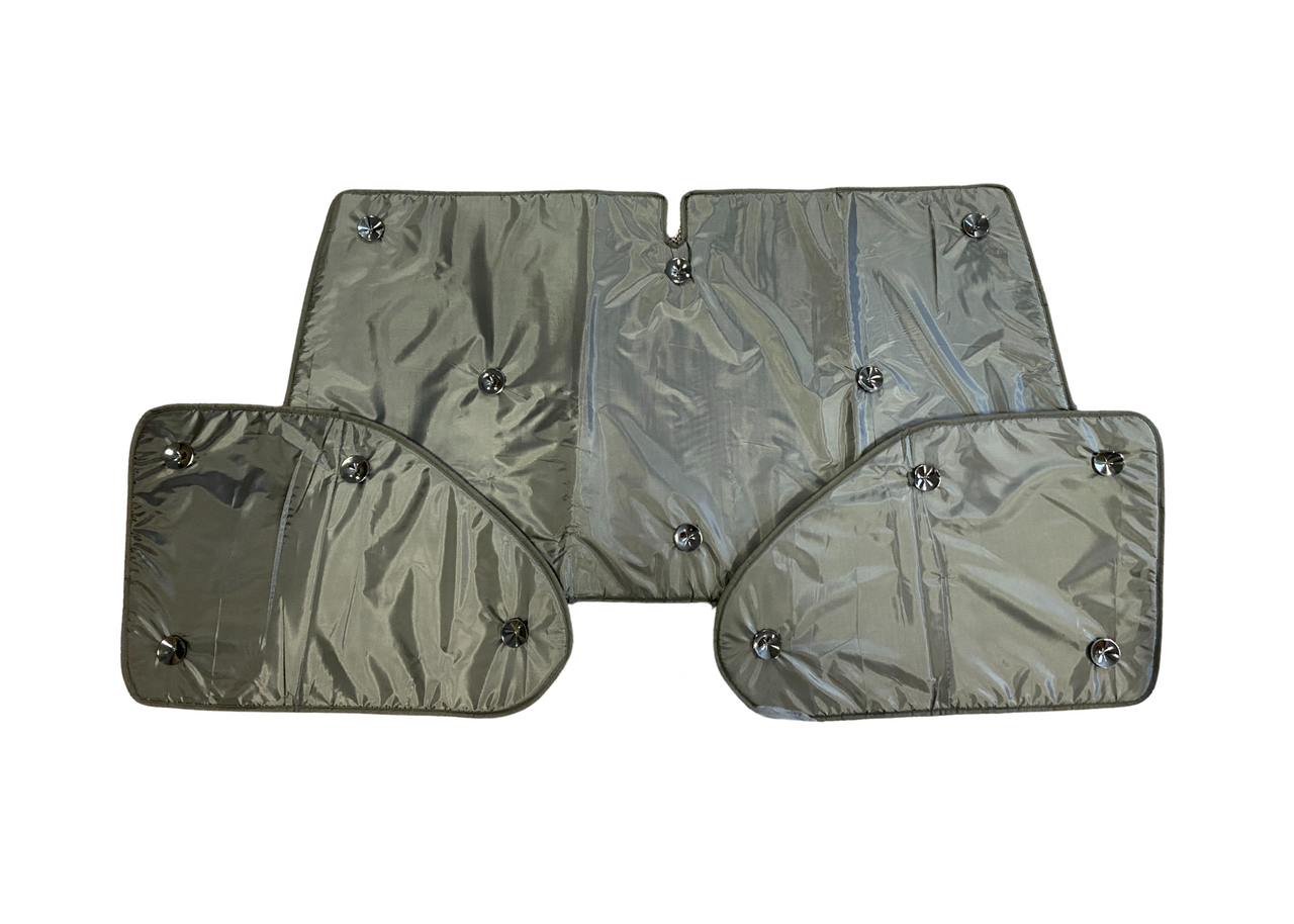 Internal Blackout Insulated Blind Set | For Vw T5/t6 Campervans | Polyester | 3 Piece Set