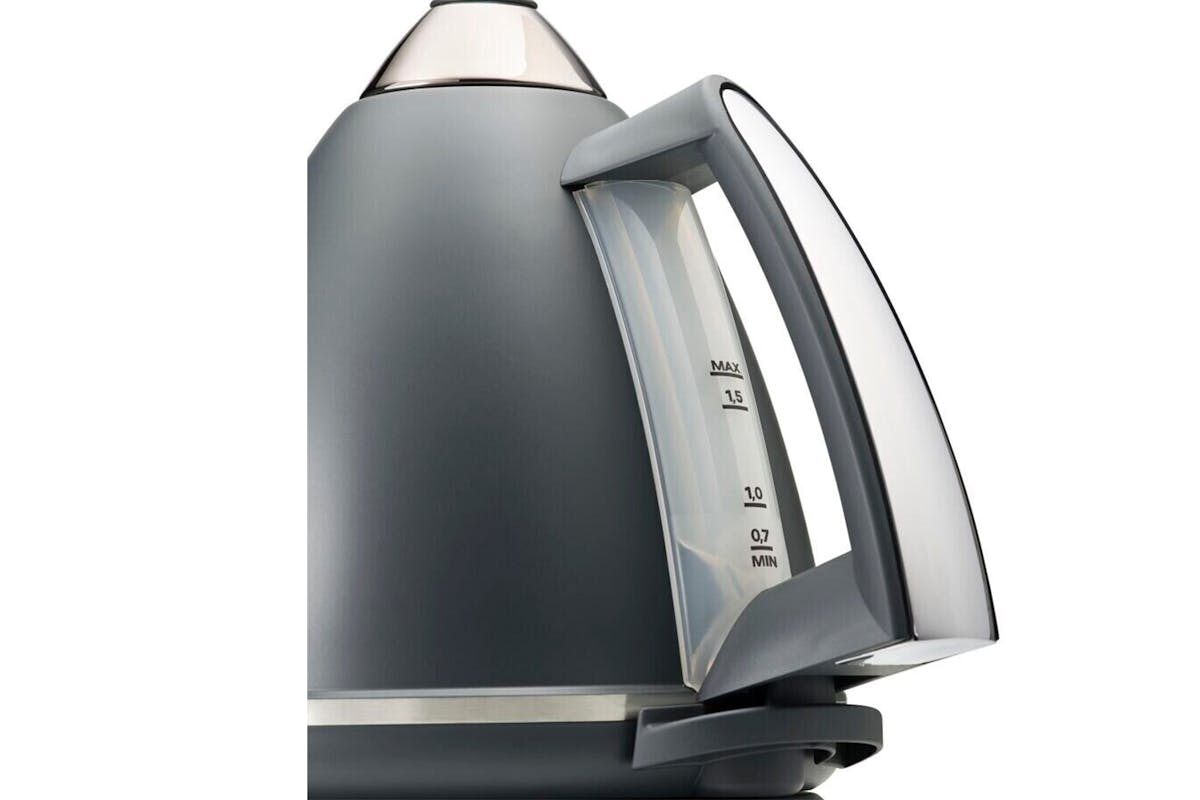 De'Longhi 1.7L Argento Silva Kettle | KBX3016.GY | Tactile Grey-3
