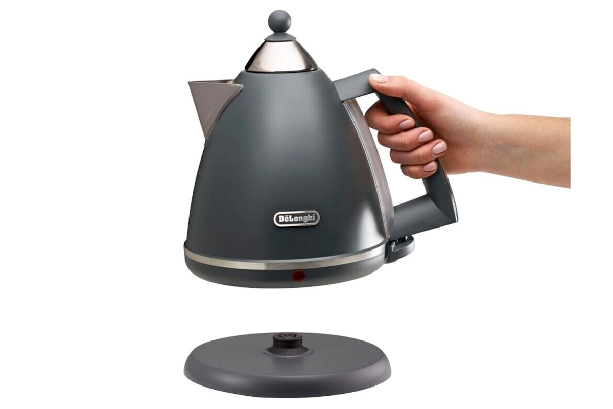 De'Longhi 1.7L Argento Silva Kettle | KBX3016.GY | Tactile Grey-4