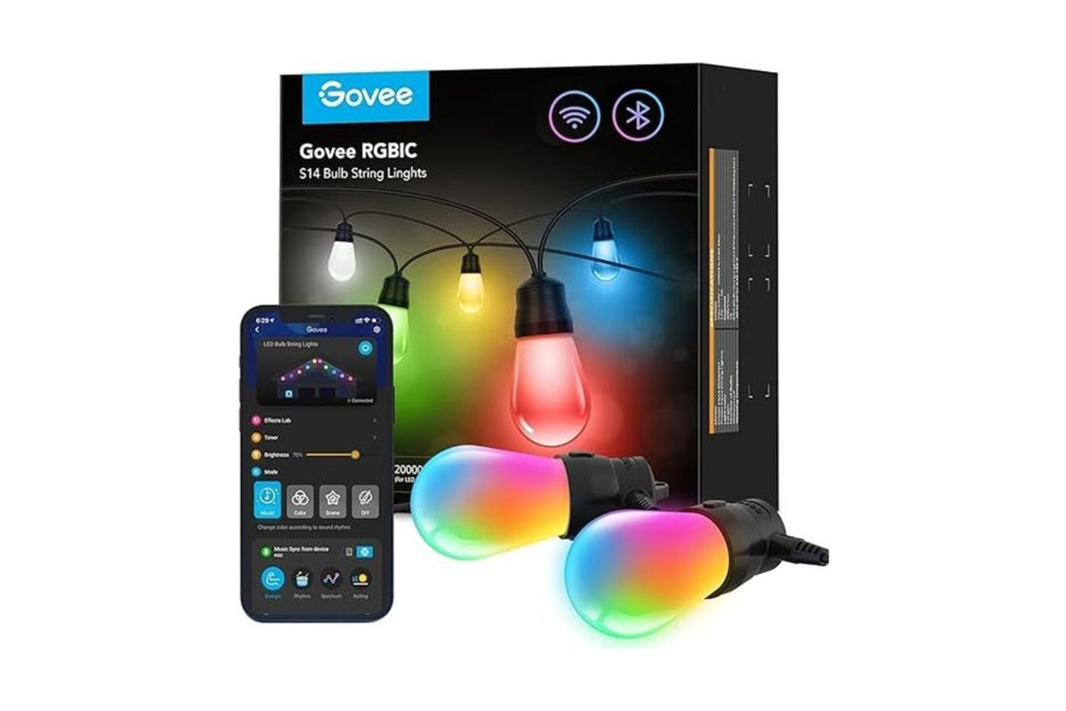 Govee Outdoor String Lights RGBIC 15M | H70202B1