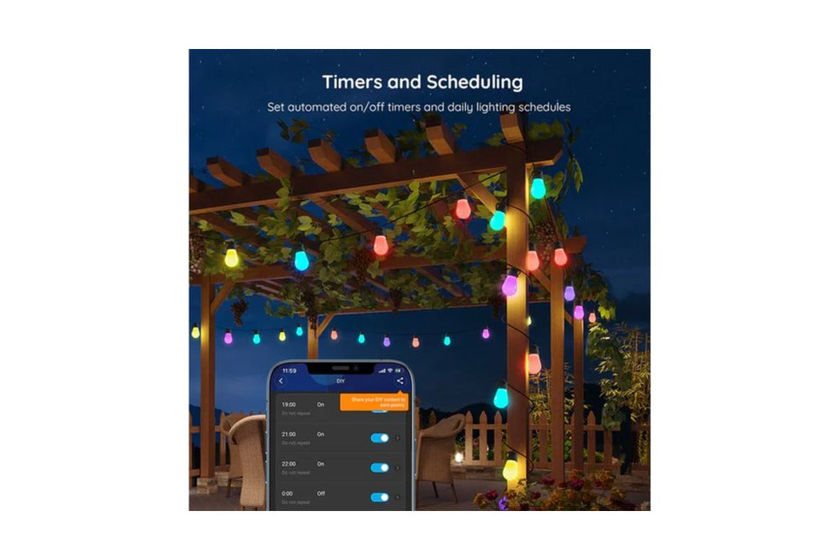 Govee Outdoor String Lights RGBIC 15M | H70202B1-3