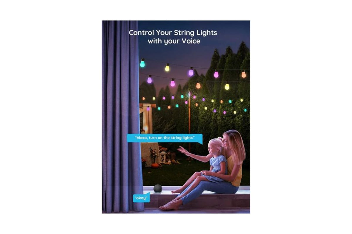 Govee Outdoor String Lights RGBIC 15M | H70202B1-6