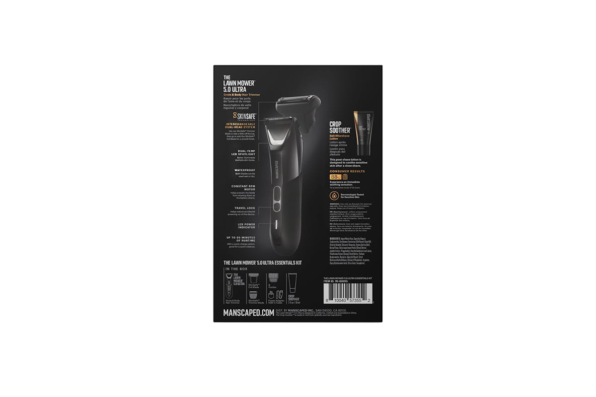 Manscaped The Lawn Mower 5.0 Ultra Hair Trimmer Essentials Kit | 75-00015-9