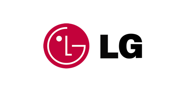 LG logo on a white background