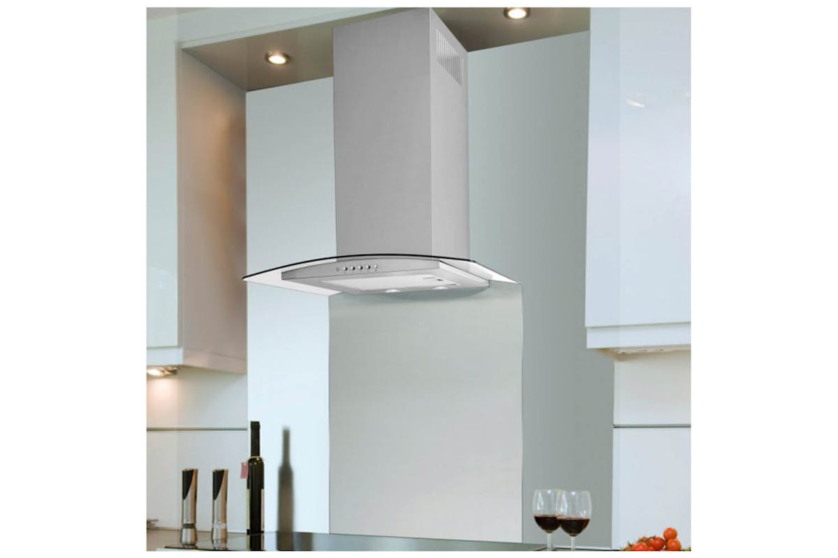 Luxair 60cm Curved Artis Cooker Hood | LA60ARTIS-CVDSS | Stainless Steel-2