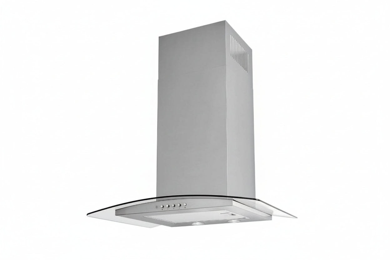 Luxair 60cm Curved Artis Cooker Hood | LA60ARTIS-CVDSS | Stainless Steel