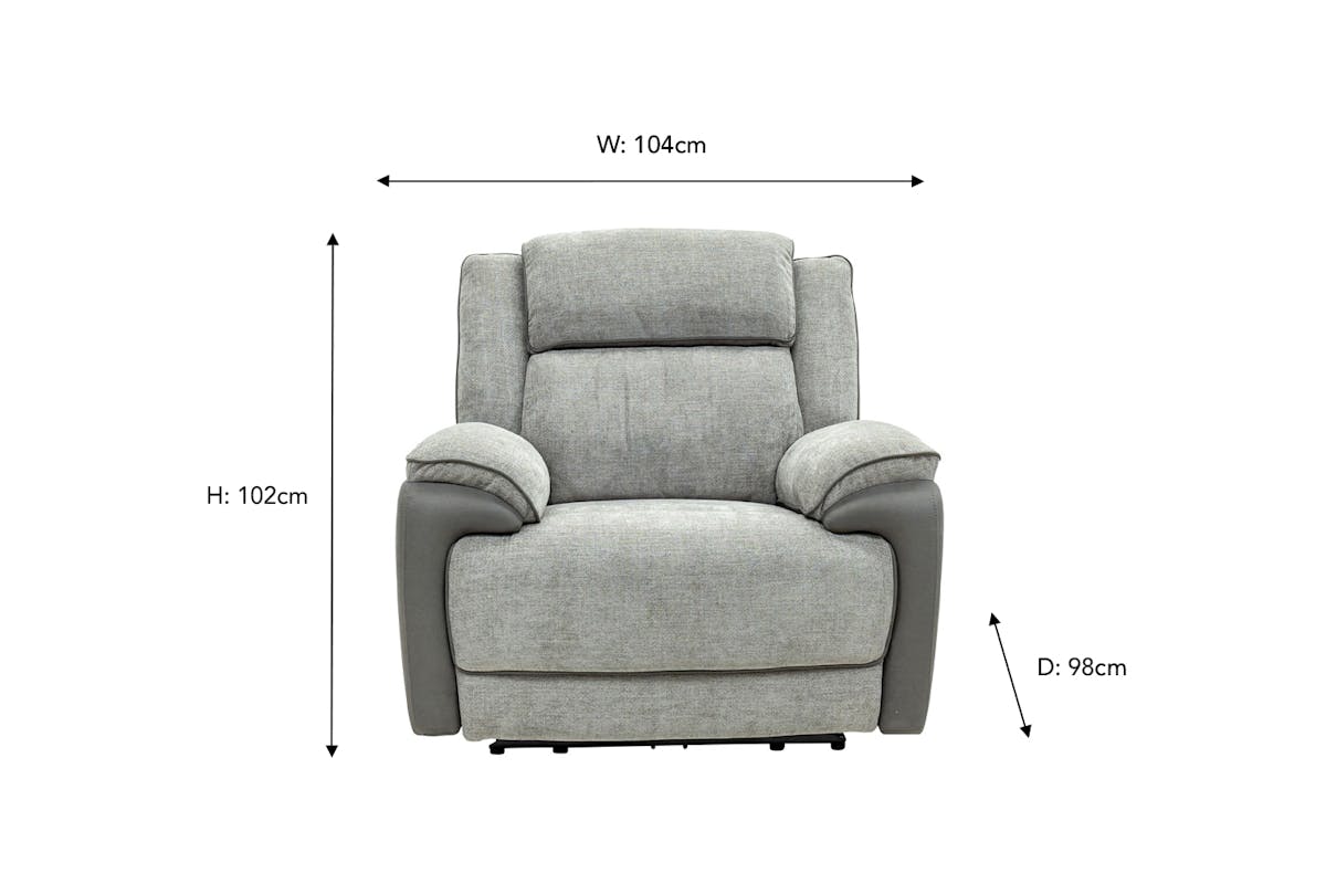 Marley Armchair | Power Recliner | Grey-2
