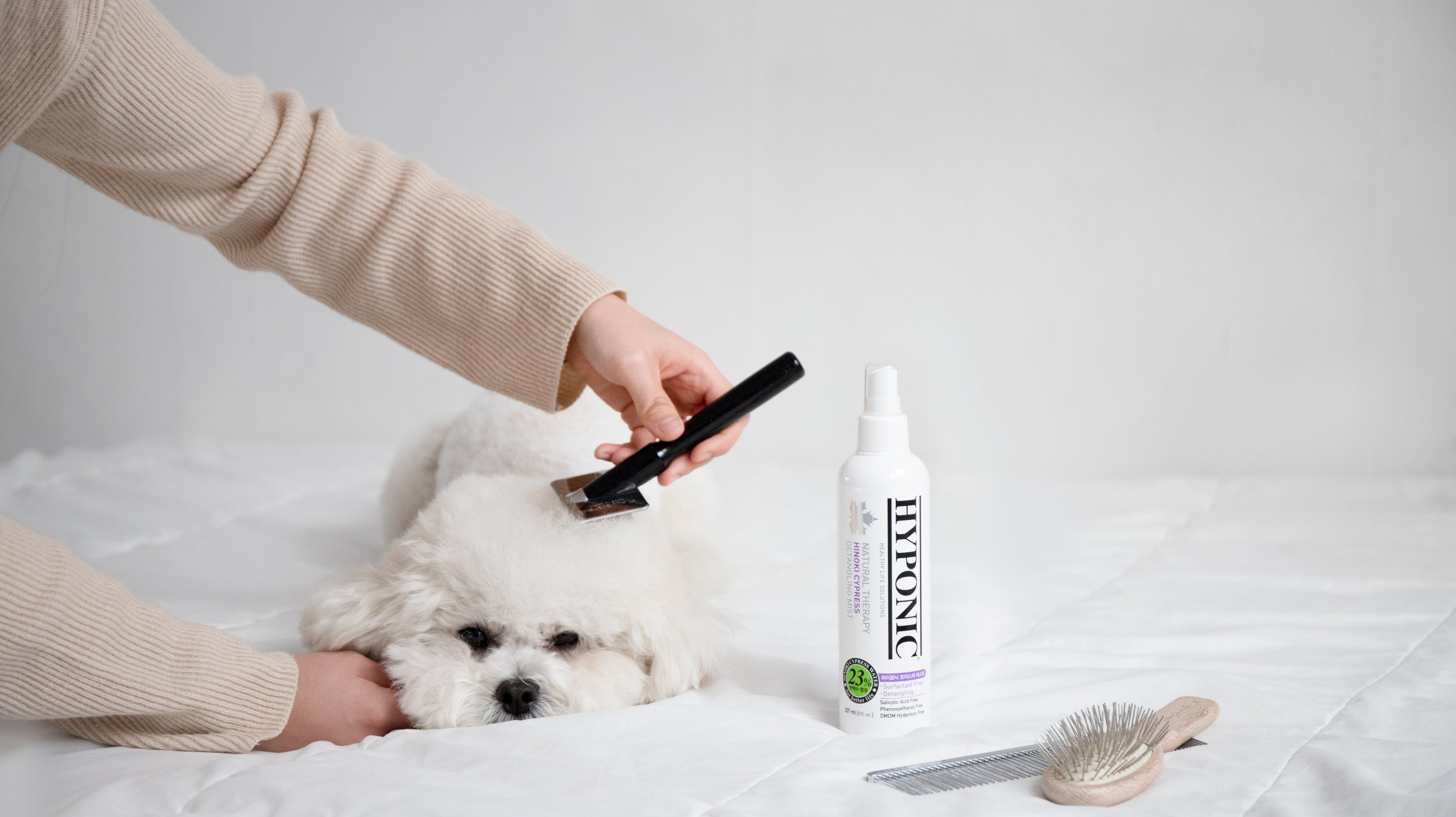 Hyponic Hinoki Cypress Pet Detangling Mist | Pet Grooming And Hygiene | Natural Ingredients-6