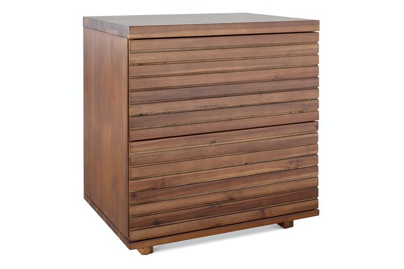 Mooring Bedside Table | 2 Drawer | Natural-4