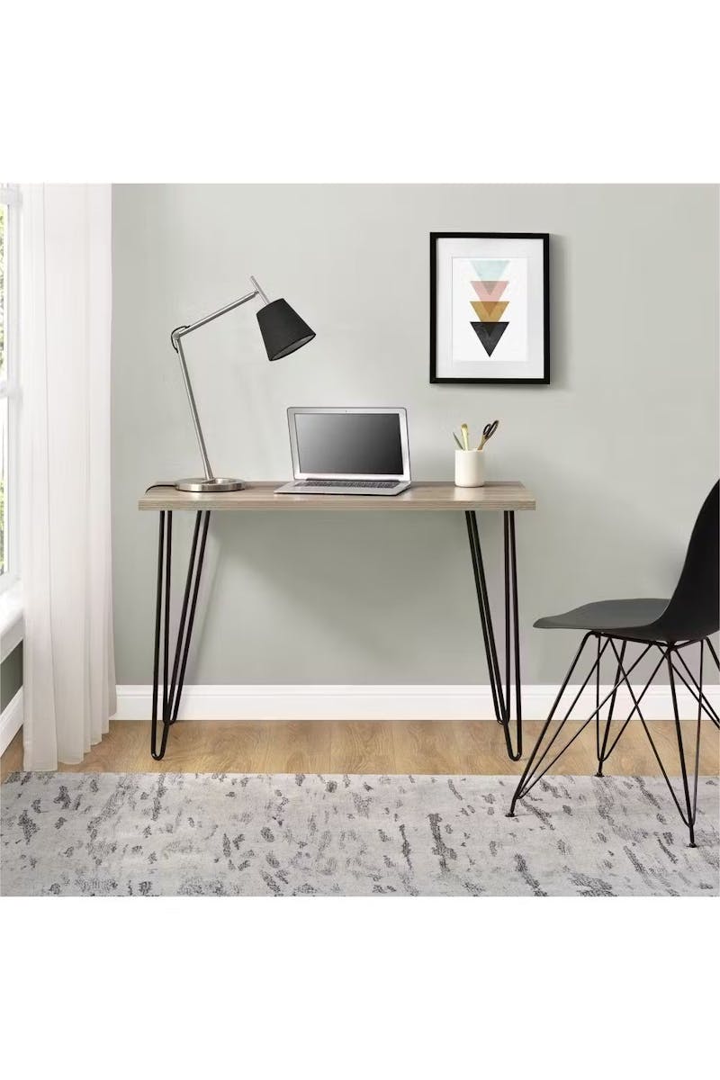Dorel Home Office Owen Retro Desk - Rustic Oak-2