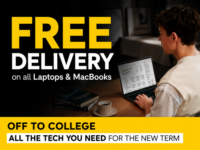 Free Delivery on All Laptops and Macbooks