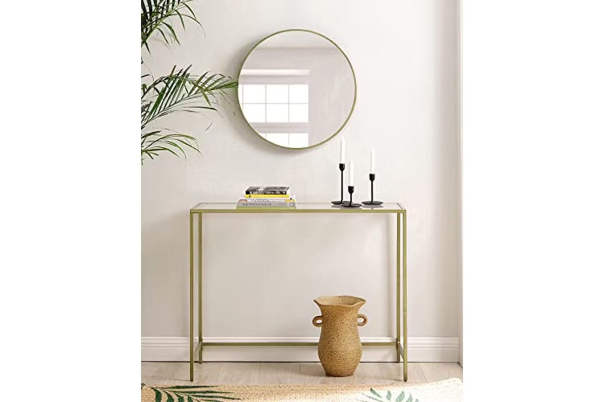 Vasagle Console Table | Gold/Transparent [Ex-Display - DC250587-000092]-2