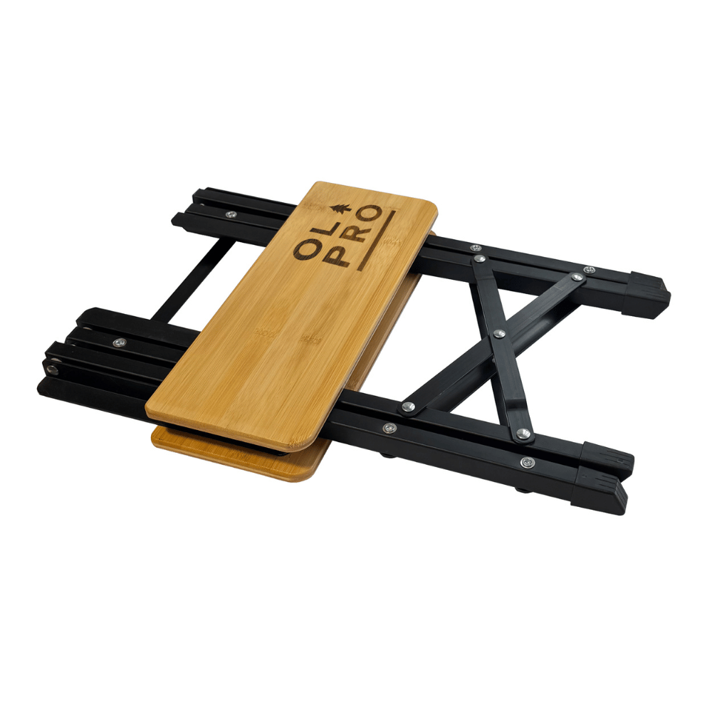 Bamboo Camping Stool | Camping Chairs | Aluminium And Bamboo | Compact Size-4