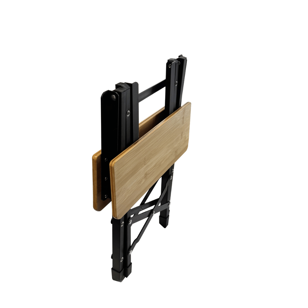 Bamboo Camping Stool | Camping Chairs | Aluminium And Bamboo | Compact Size-3