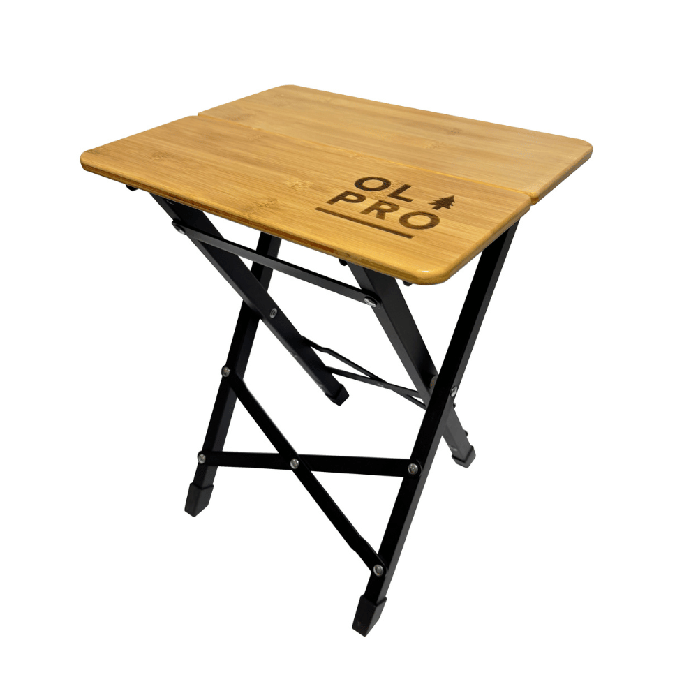 Bamboo Camping Stool | Camping Chairs | Aluminium And Bamboo | Compact Size