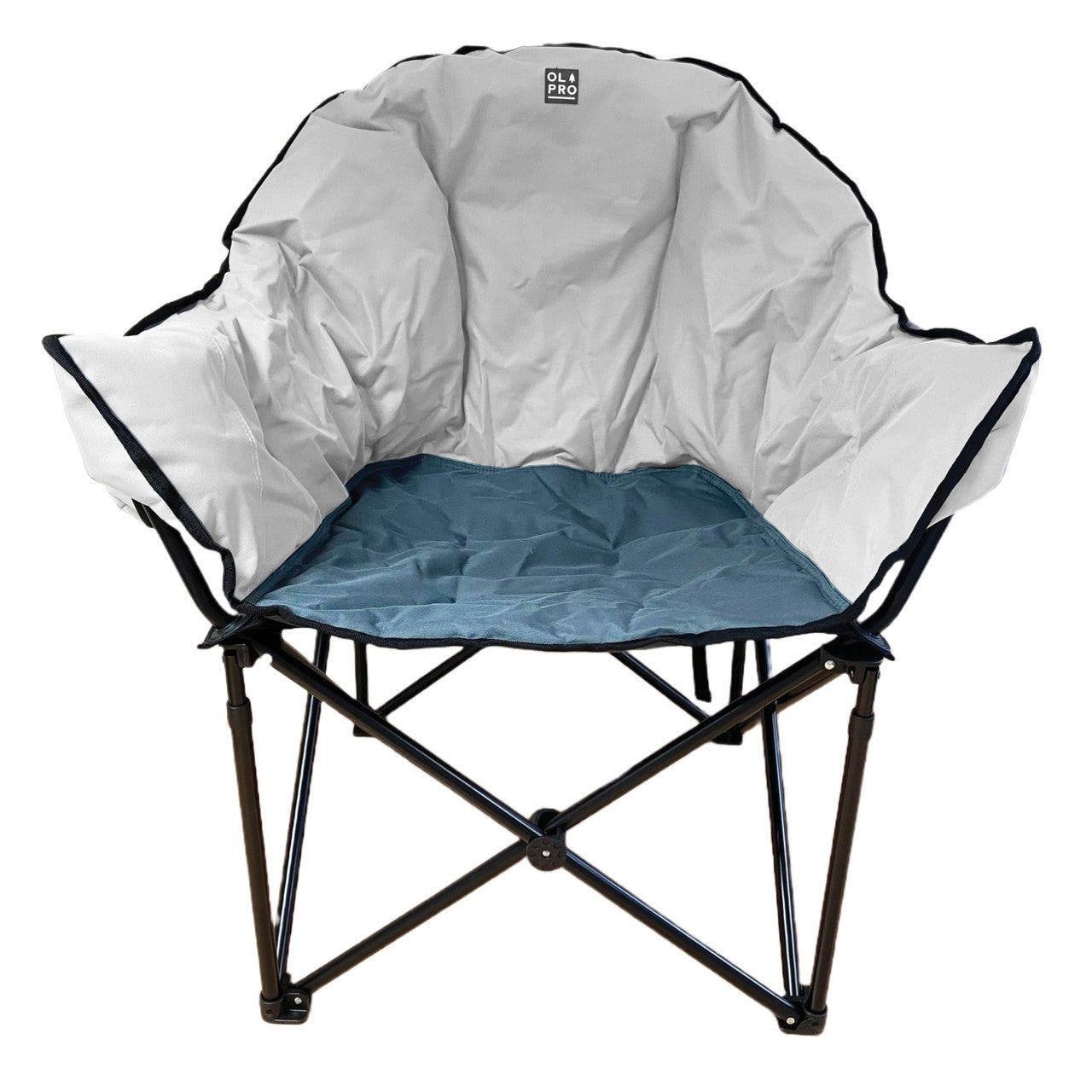 Olympus Xl Camping Chair | Grey Charcoal | Steel Frame-2