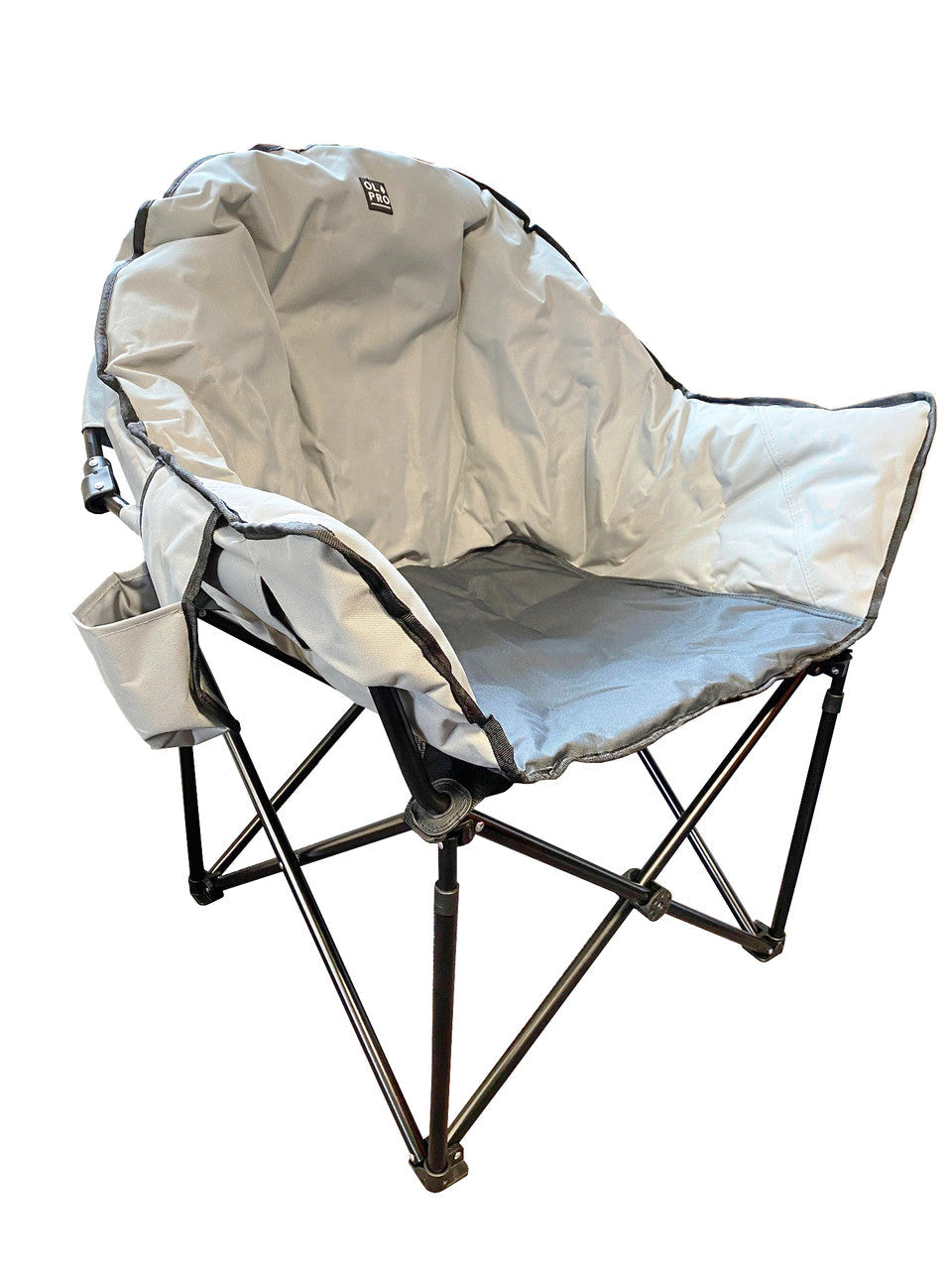 Olympus Xl Camping Chair | Grey Charcoal | Steel Frame