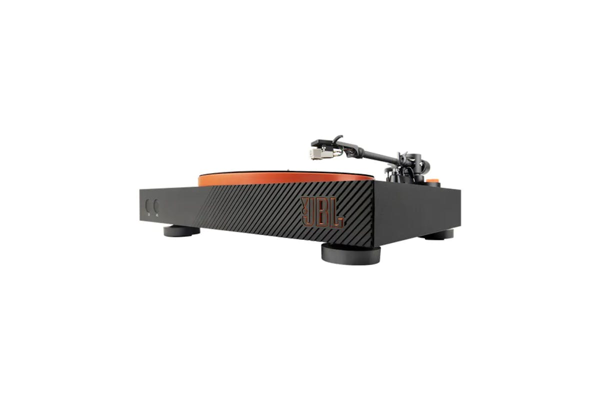 JBL Spinner Bluetooth Turntable Vinyl Record Player | Black/Orange-4