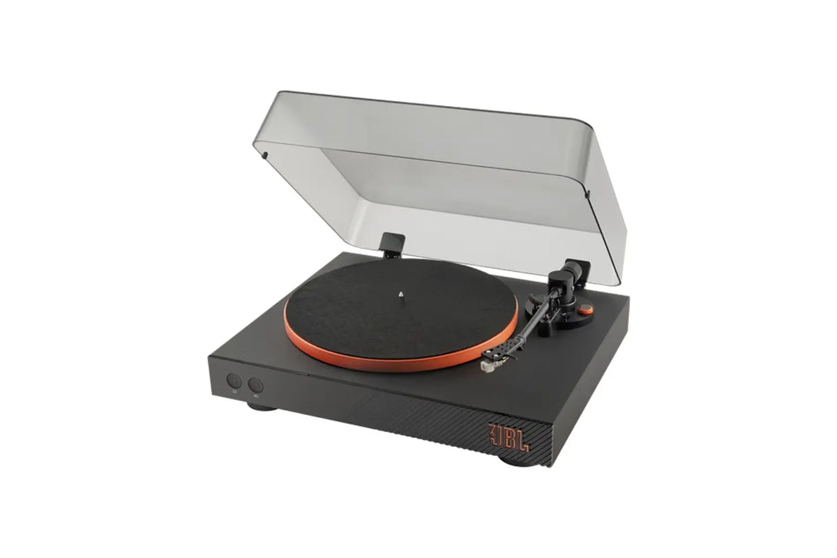 JBL Spinner Bluetooth Turntable Vinyl Record Player | Black/Orange-5