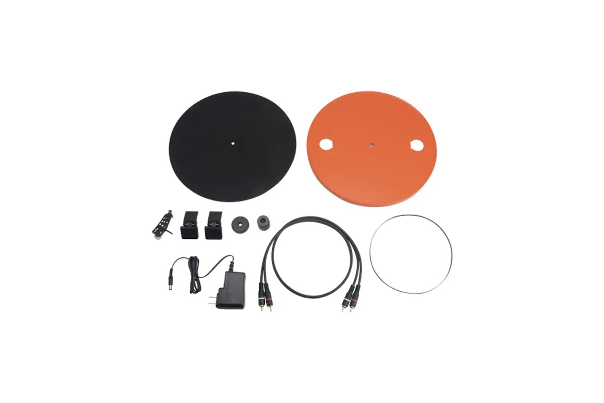 JBL Spinner Bluetooth Turntable Vinyl Record Player | Black/Orange-8