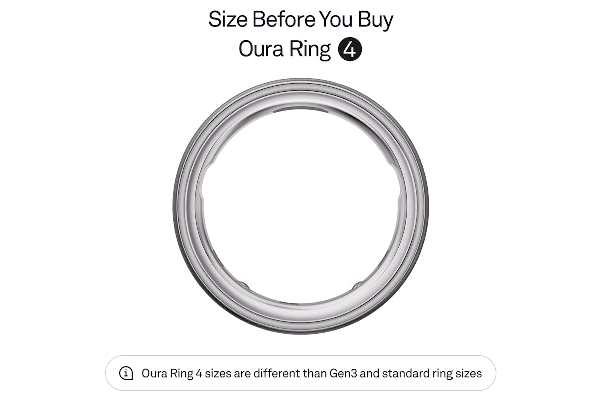 Oura Ring 4 | Size 15 | Brushed Silver-2