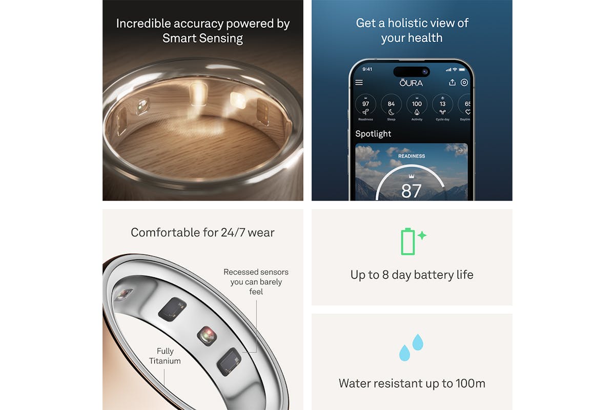 Oura Ring 4 | Size 8 | Rose Gold-13