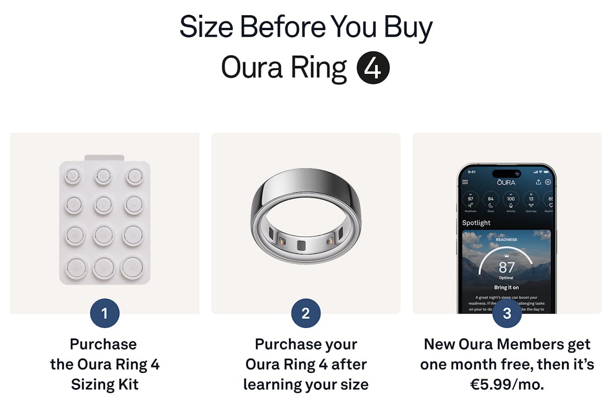 Oura Ring 4 | Size 9 | Silver-3