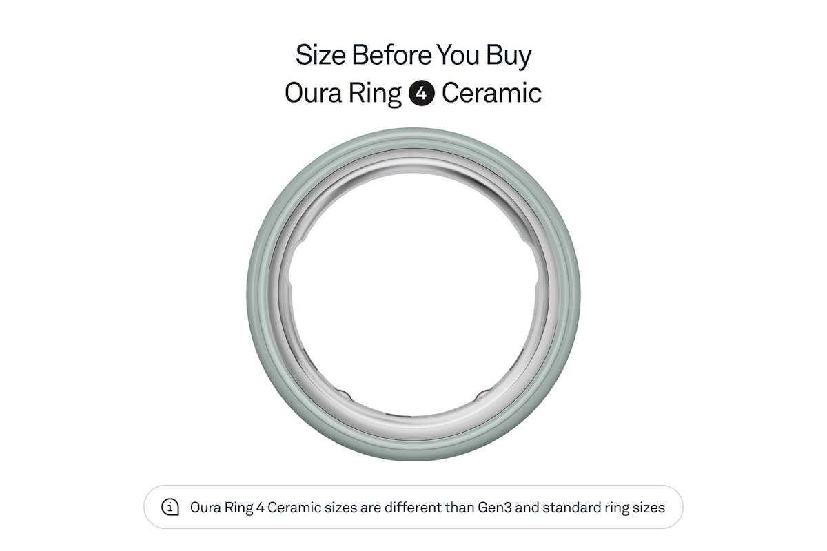 Oura Ring 4 Ceramic | Size 15 | Tide-2