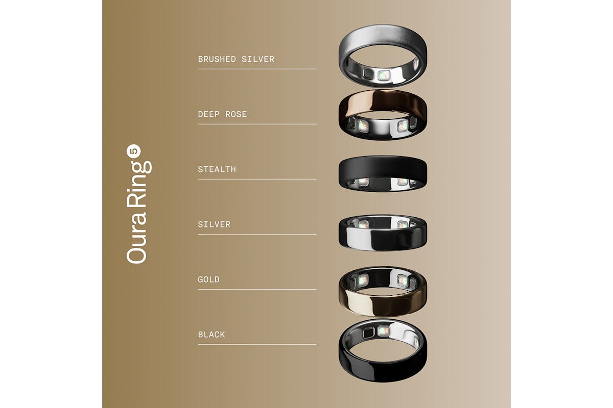 Oura Ring 5 | Size 12 | Gold-7