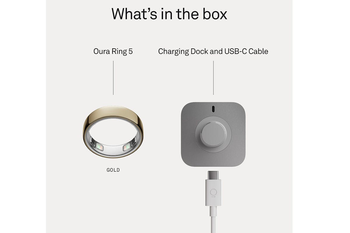 Oura Ring 5 | Size 10 | Gold-8