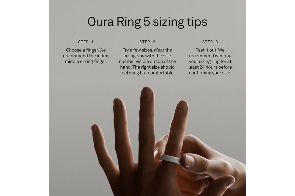 Oura Ring 5 Sizing Kit | Size 6 to 13-3