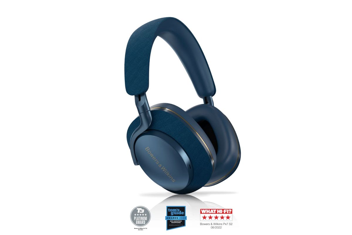 Bowers & Wilkins PX7 S2E Over-Ear Wireless Headphones | Ocean Blue