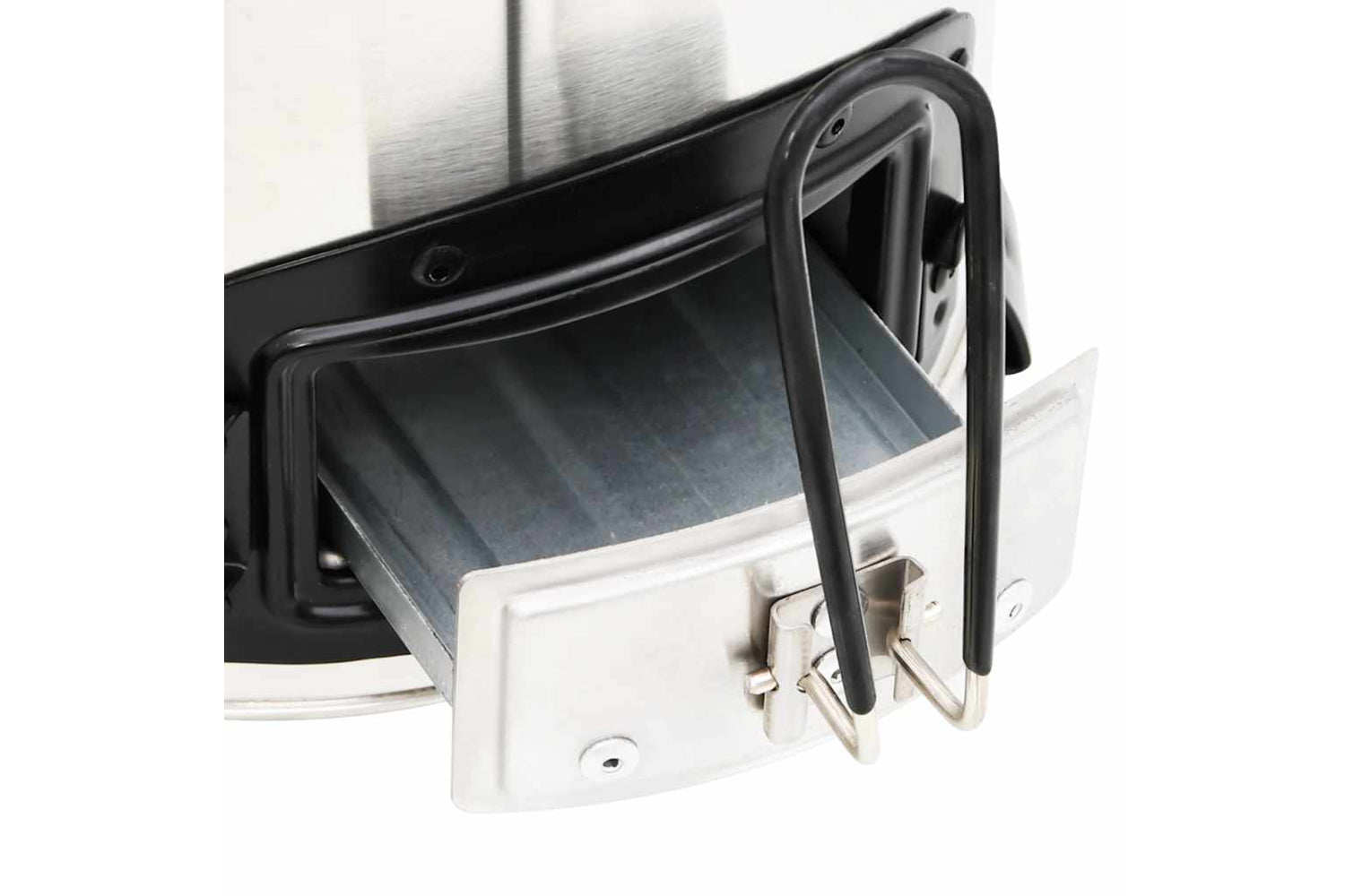 Vidaxl Wood Stove With Usb Fan Silver 35.5x26x28 Cm Stainless Steel-10