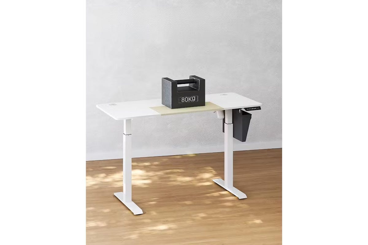 Songmics Office Desk | Adjustable Height | White [Ex-Display - DC250587-000220]-3