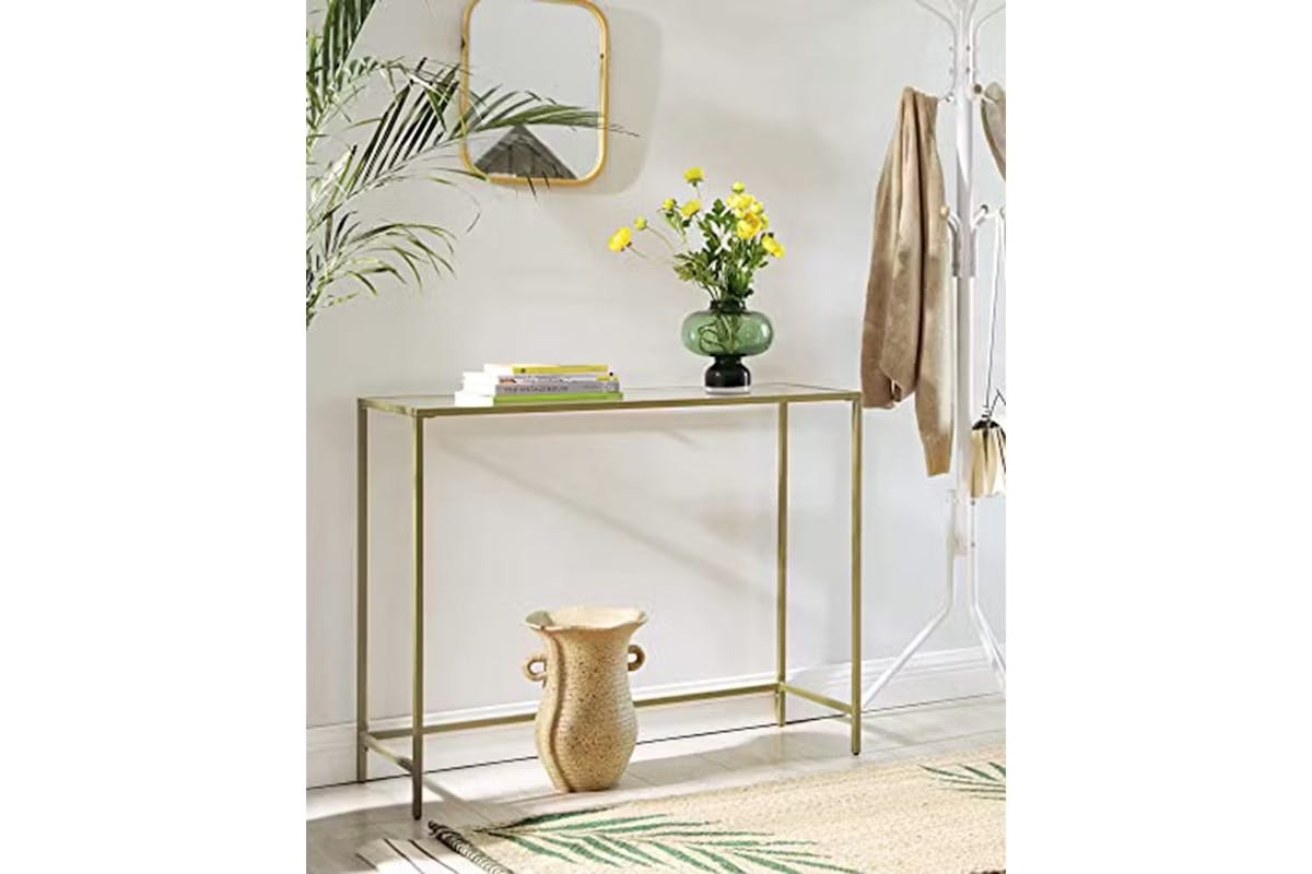 Vasagle Console Table | Gold/Transparent [Ex-Display - DC250587-000092]-3