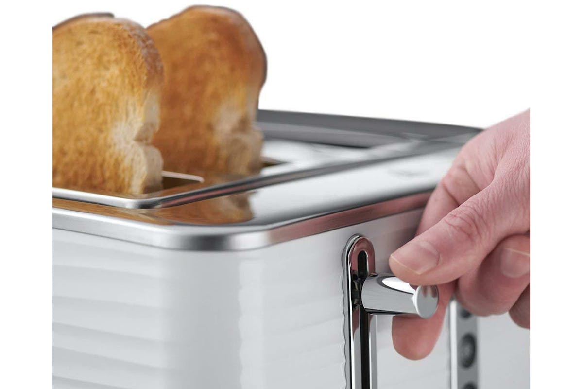 Russell Hobbs Inspire 4 Slice Toaster | 24380 | White-6