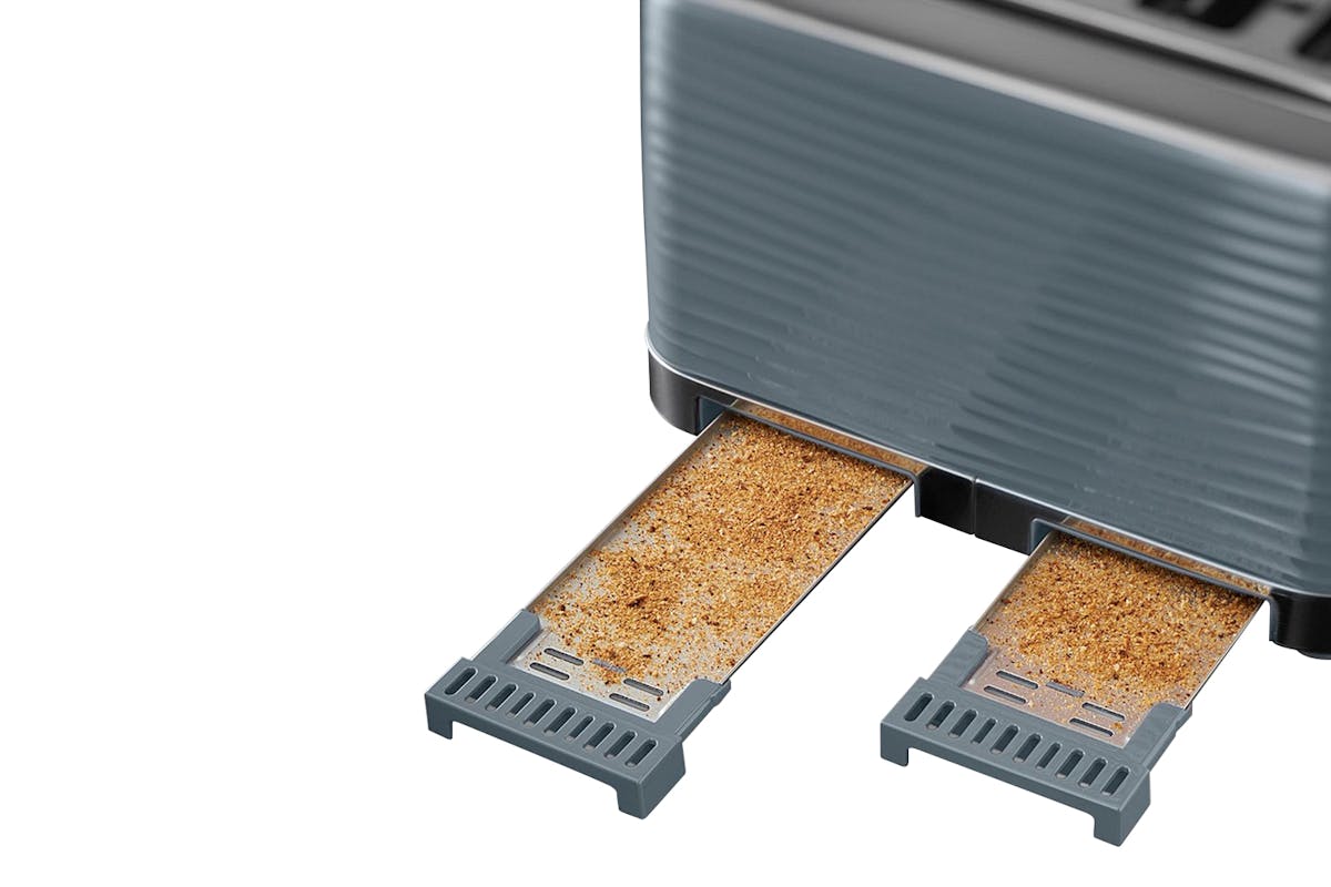 Russell Hobbs Inspire 4 Slice Toaster | 24383 | Grey-3