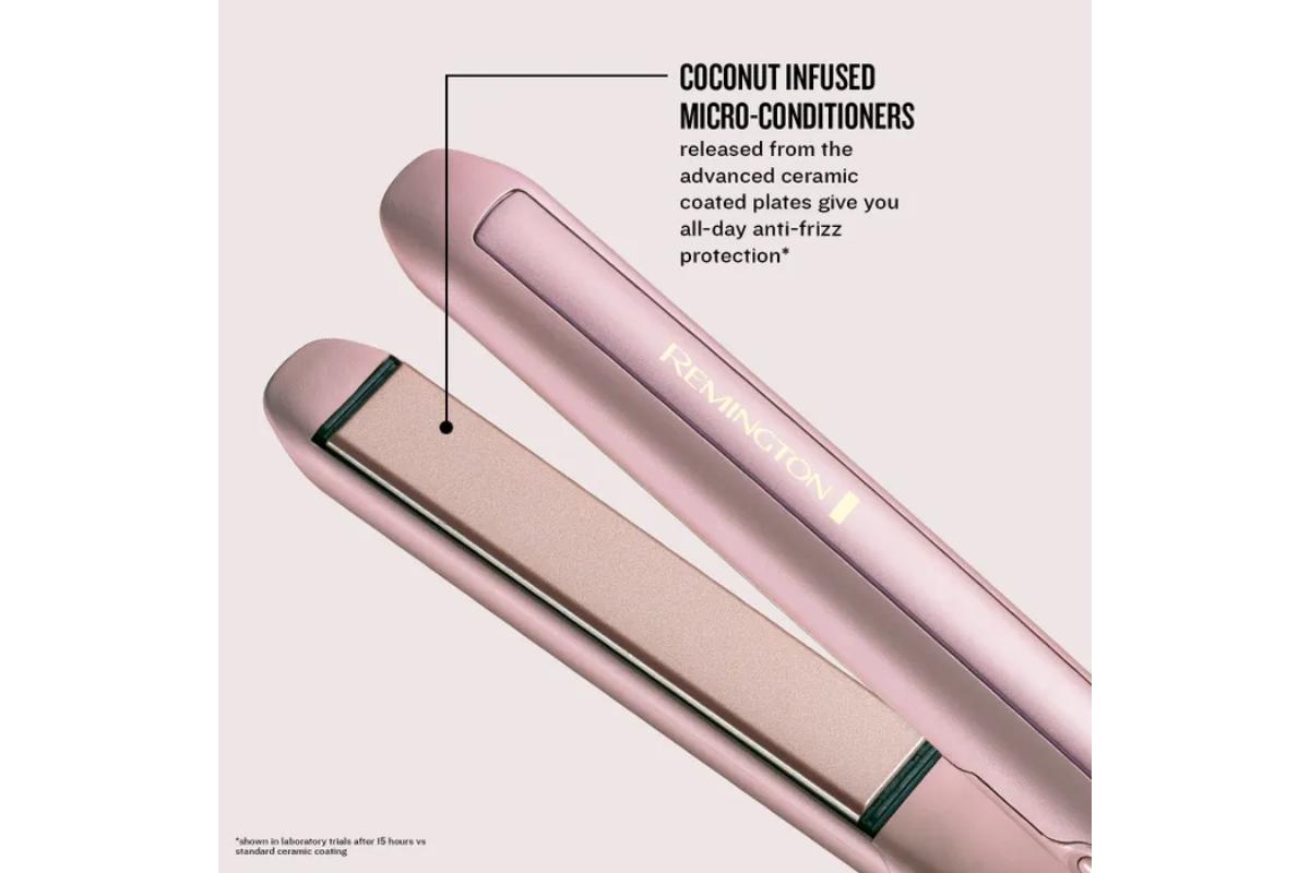 Remington Coconut Smooth Hair Straightener | S5901 | Pink-5