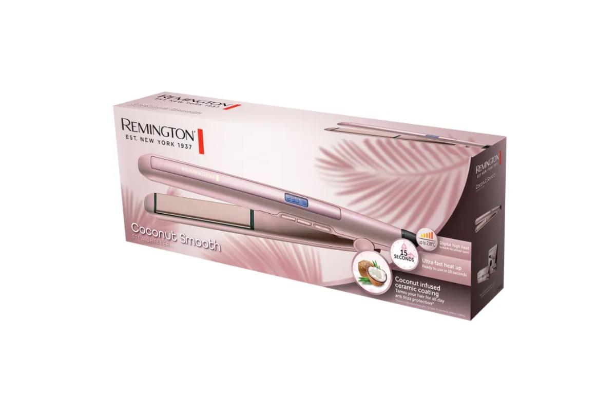 Remington Coconut Smooth Hair Straightener | S5901 | Pink-8