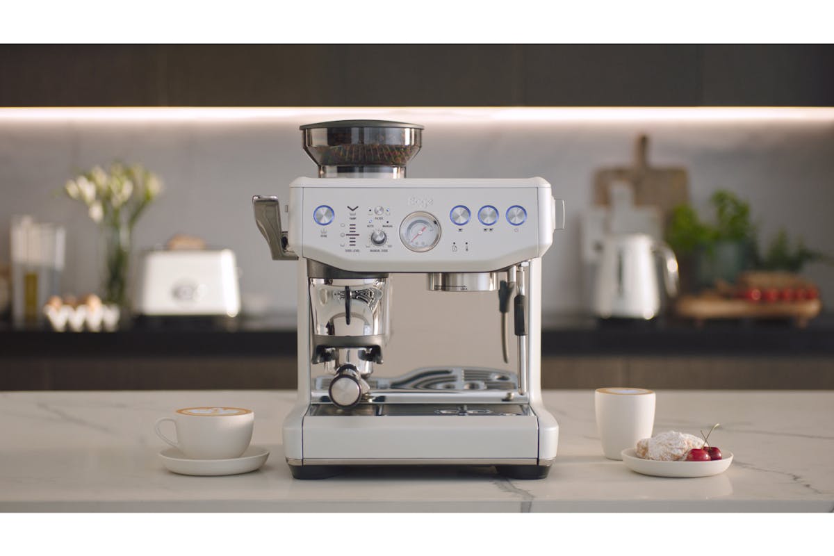 Sage The Barista Express Impress Espresso Coffee Machine | Sea Salt-6