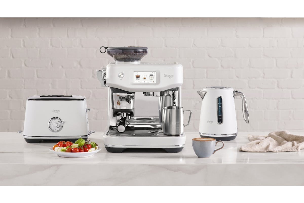 Sage The Barista Express Impress Espresso Coffee Machine | Sea Salt-4