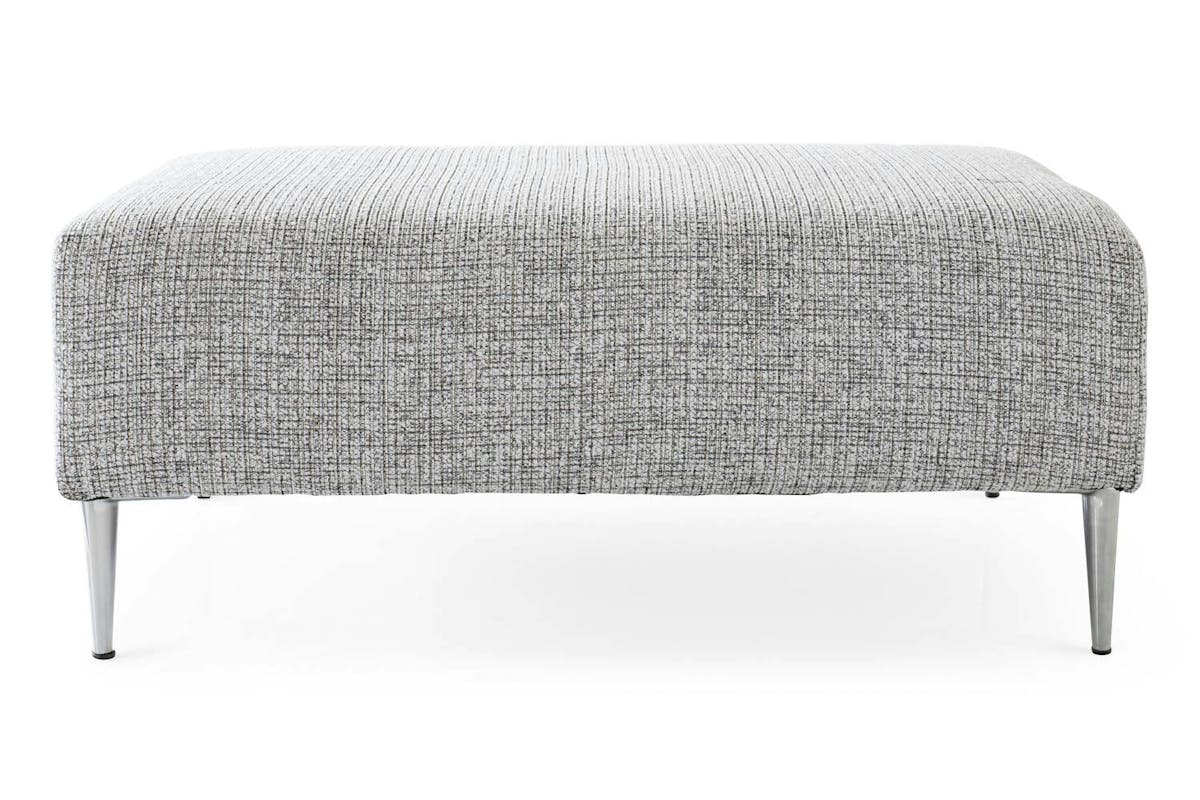 Oliver Footstool | Silver