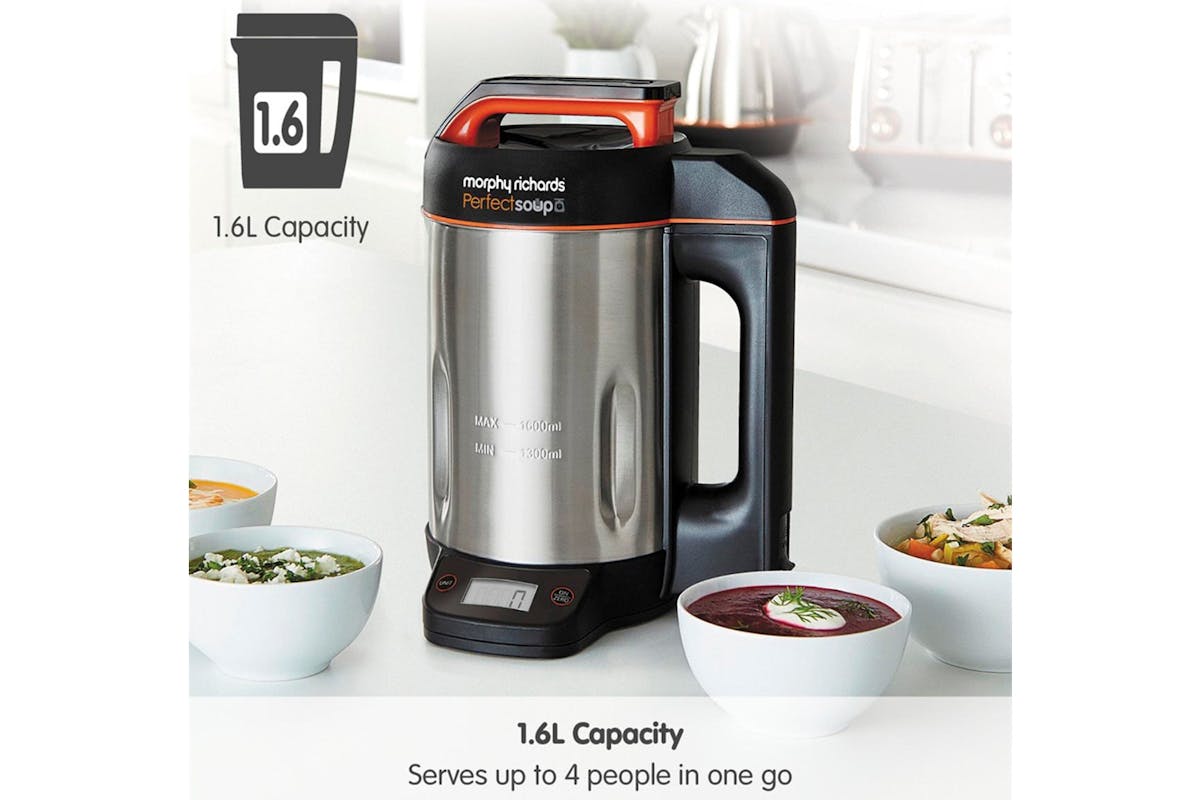 Morphy Richards Perfect Soup Maker with Scales | 501025 | Stainless Steel-9