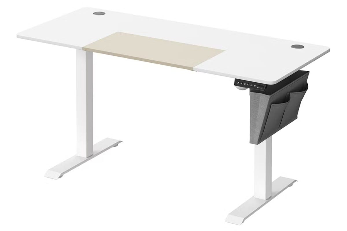 Songmics Office Desk | Adjustable Height | White [Ex-Display - DC250587-000220]