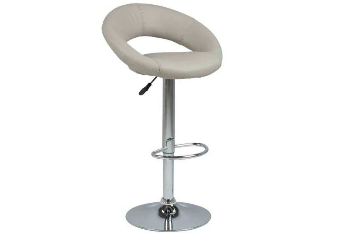 Plump Bar Stool | Swivel | Taupe-2