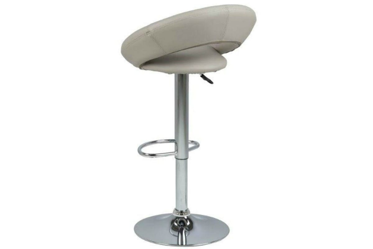 Plump Bar Stool | Swivel | Taupe-3