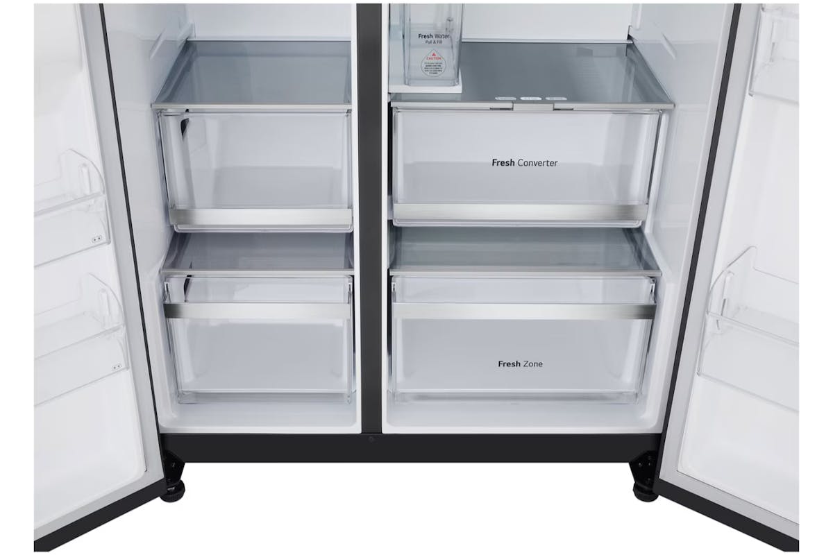LG Freestanding Side-by-Side American Fridge Freezer | GSLE81EPBD-7