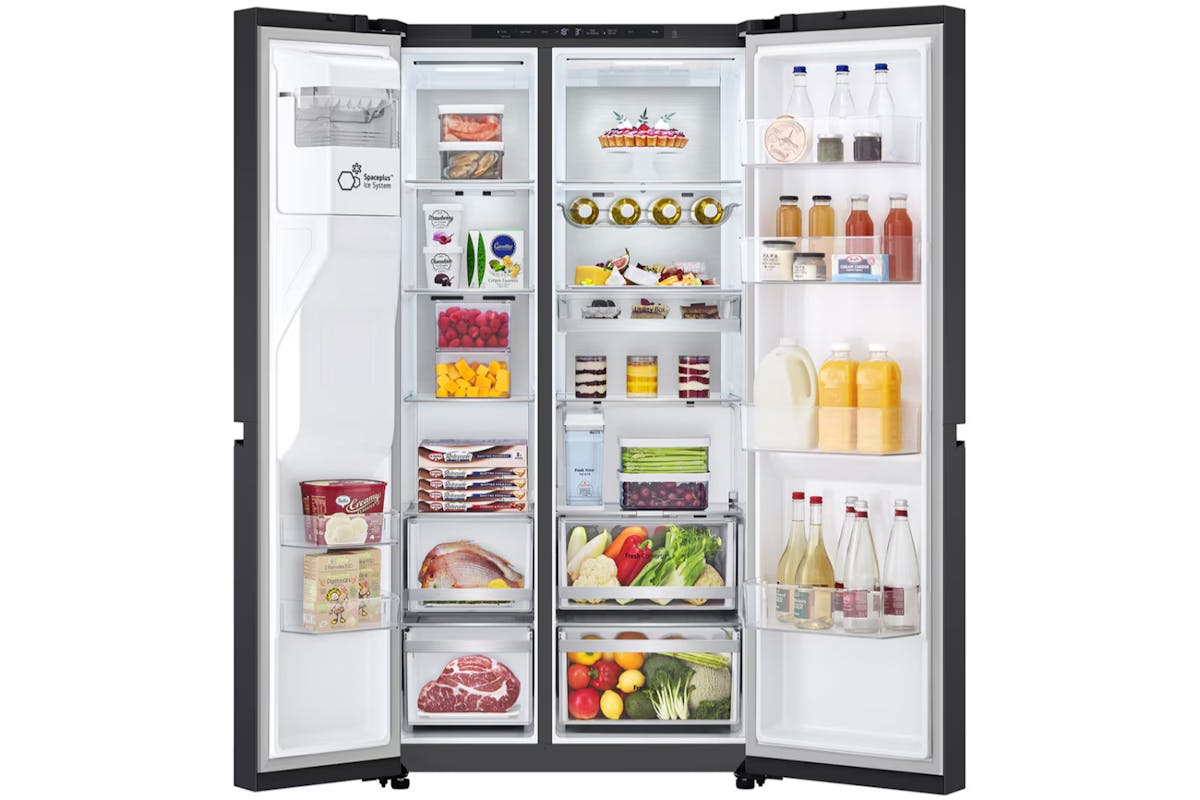 LG Freestanding Side-by-Side American Fridge Freezer | GSLE81EPBD-4