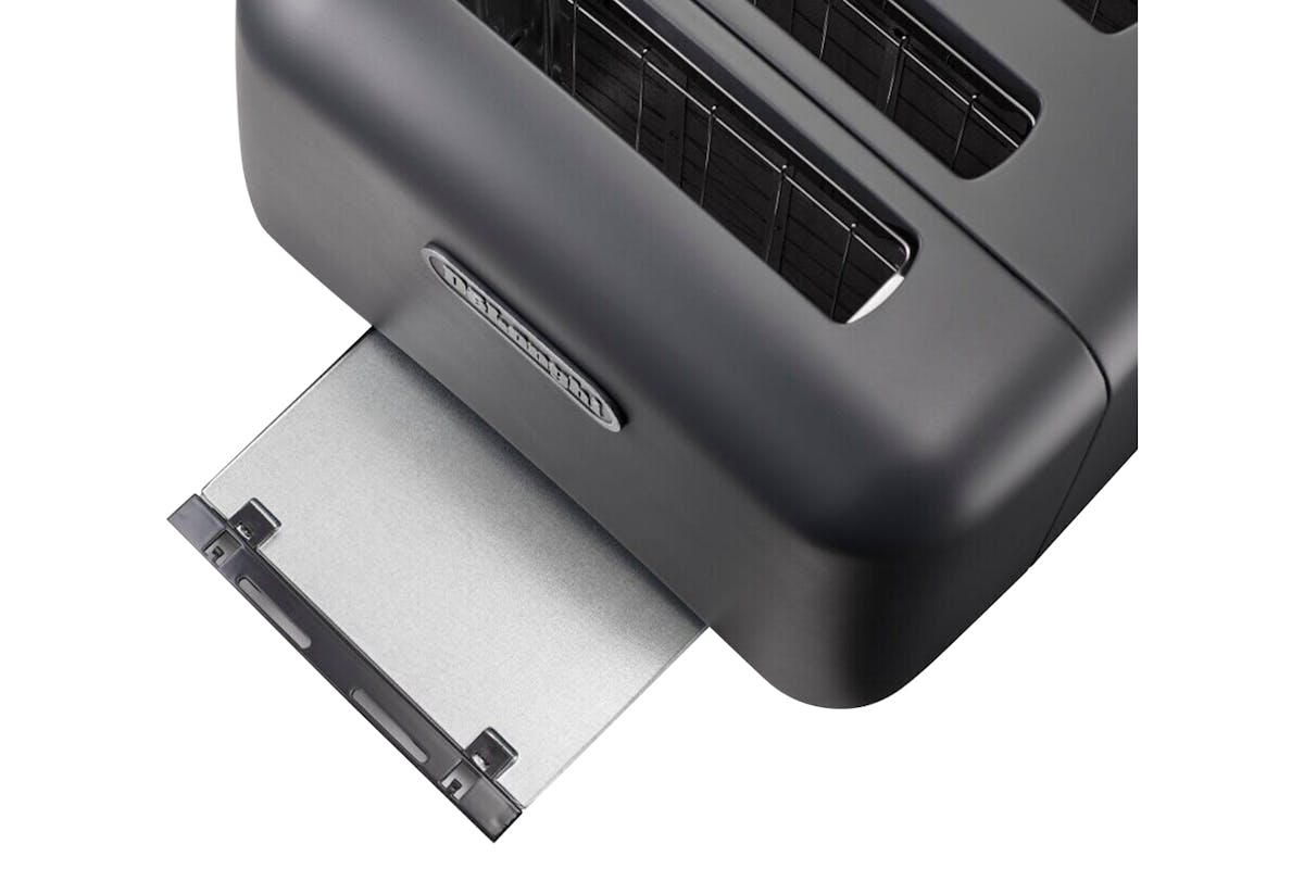 DeLonghi Argento Silva 4 Slice Toaster | CT04.GY | Tactile Grey-3