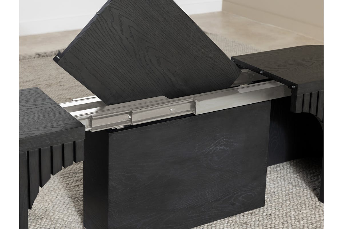 Transformer Round Bench | Smoked Hickory-5